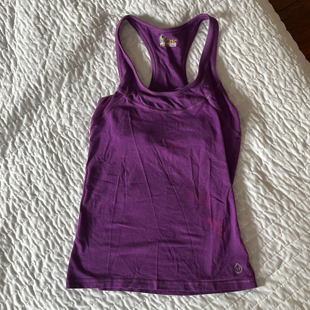 Tasc, purple workout tank top, X Small